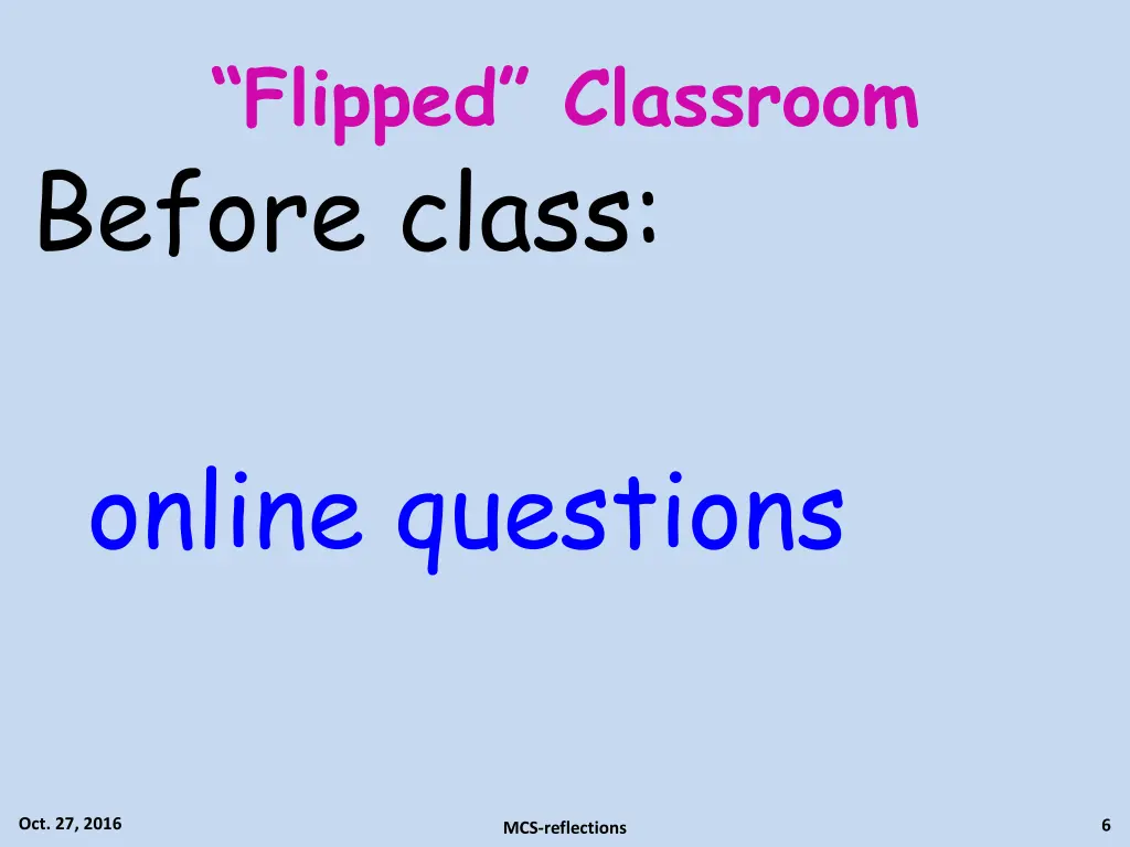 flipped classroom 1