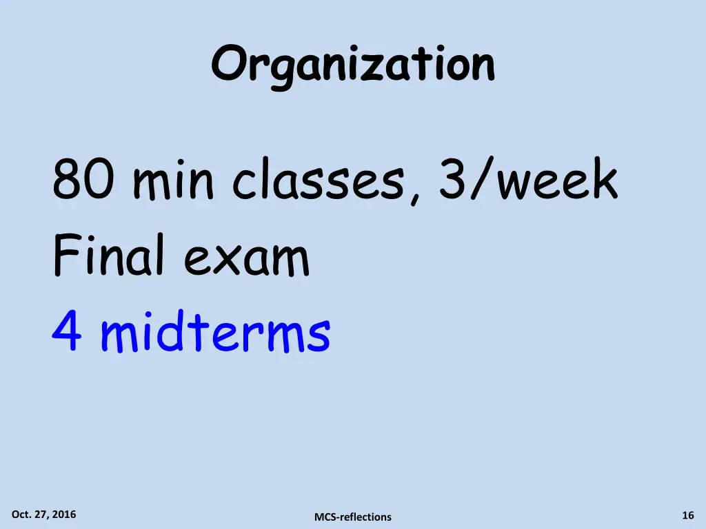 organization