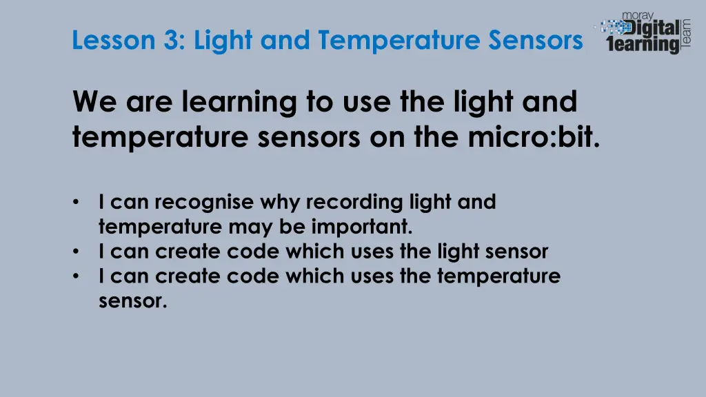 lesson 3 light and temperature sensors