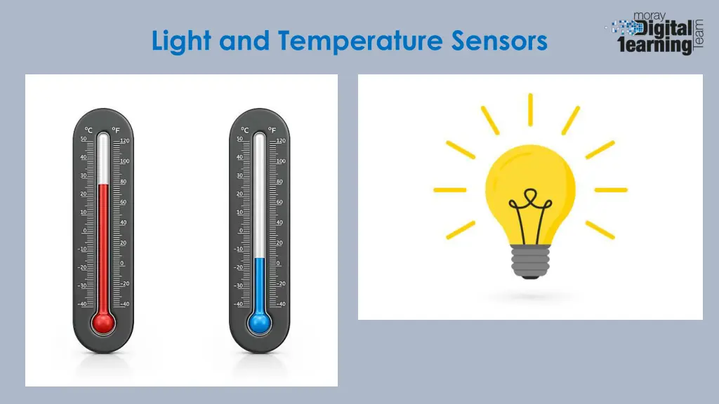 light and temperature sensors