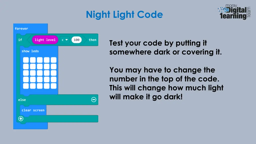 night light code