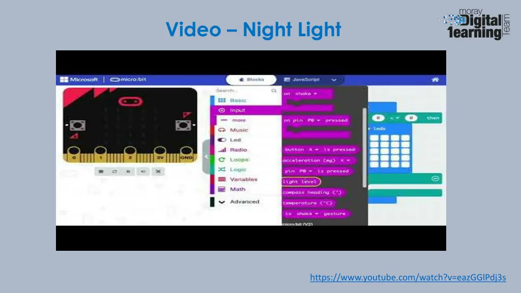 video night light