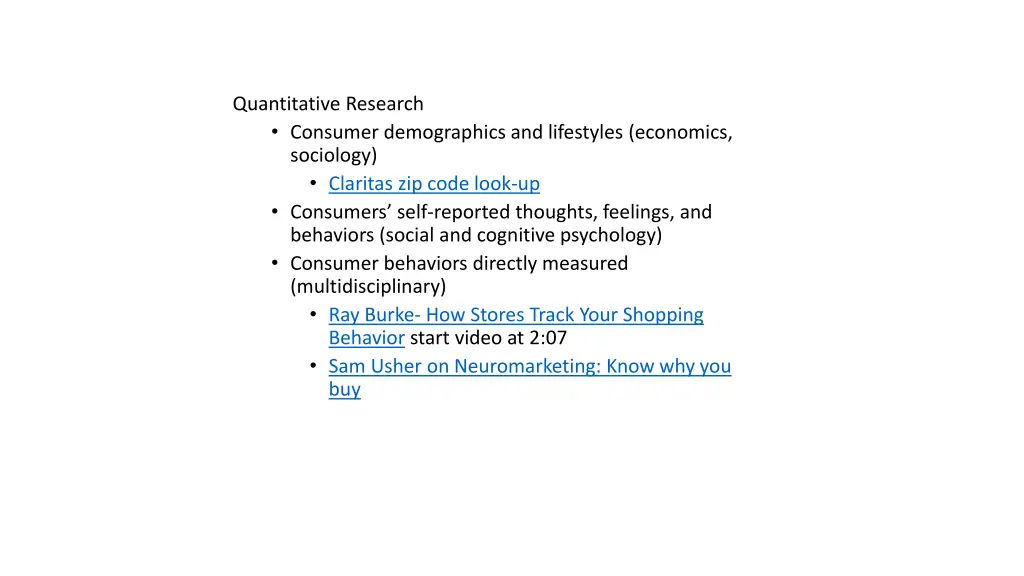 methods of methods of investigating investigating