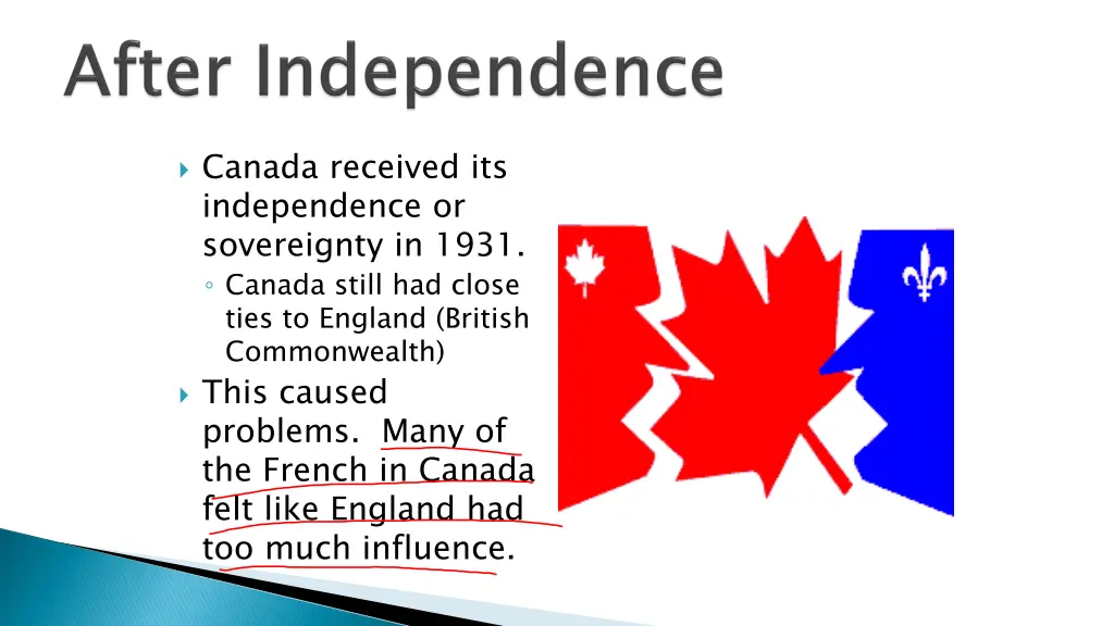 canada received its independence or sovereignty