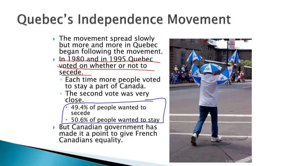 the movement spread slowly but more and more
