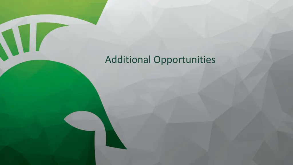 additional opportunities