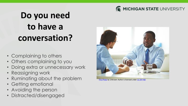 do you need to have a conversation