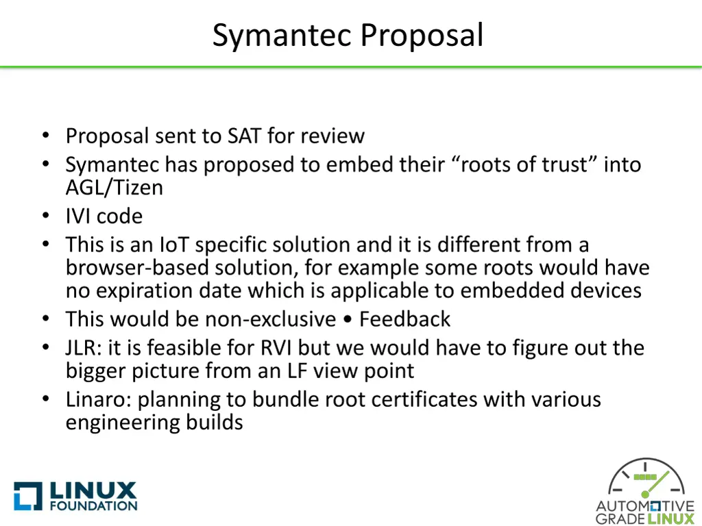 symantec proposal