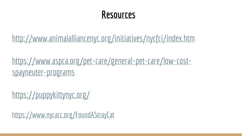 resources