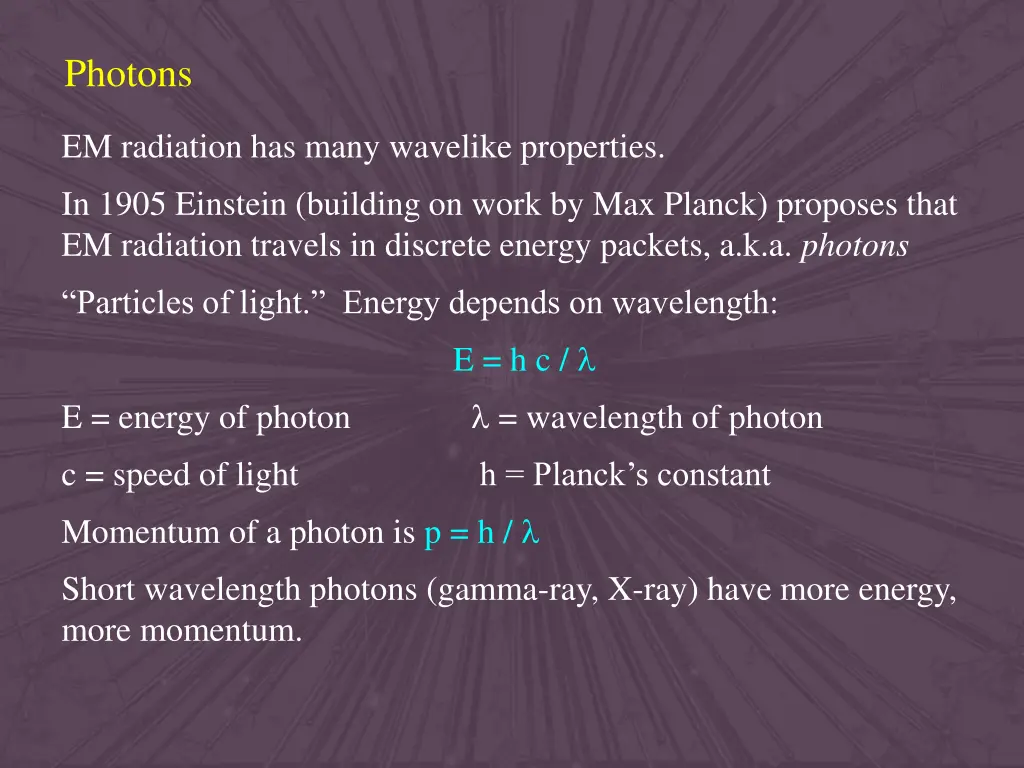 photons
