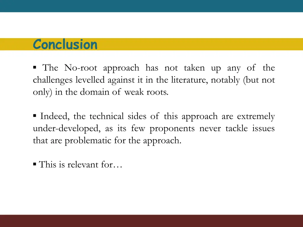 conclusion 1