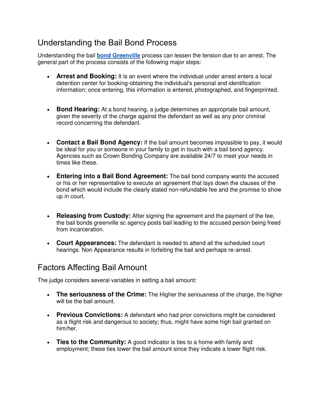 understanding the bail bond process