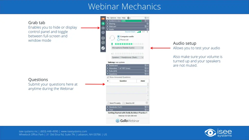 webinar mechanics