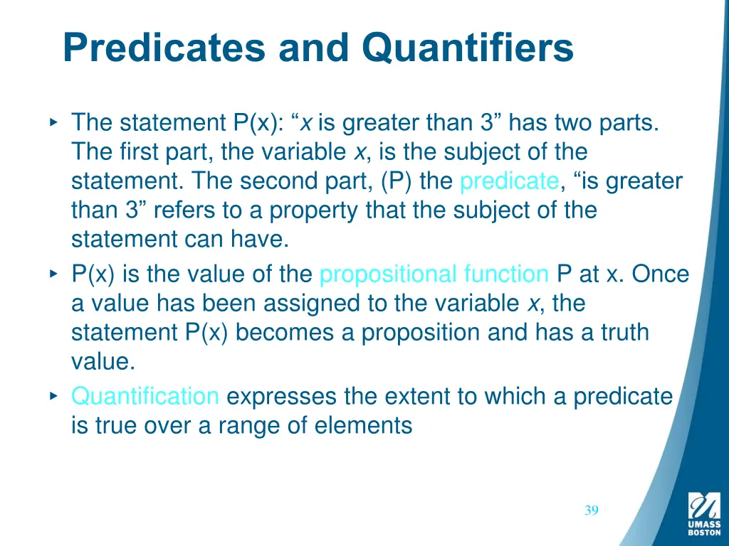 predicates and quantifiers