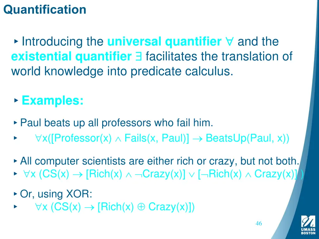 quantification 1