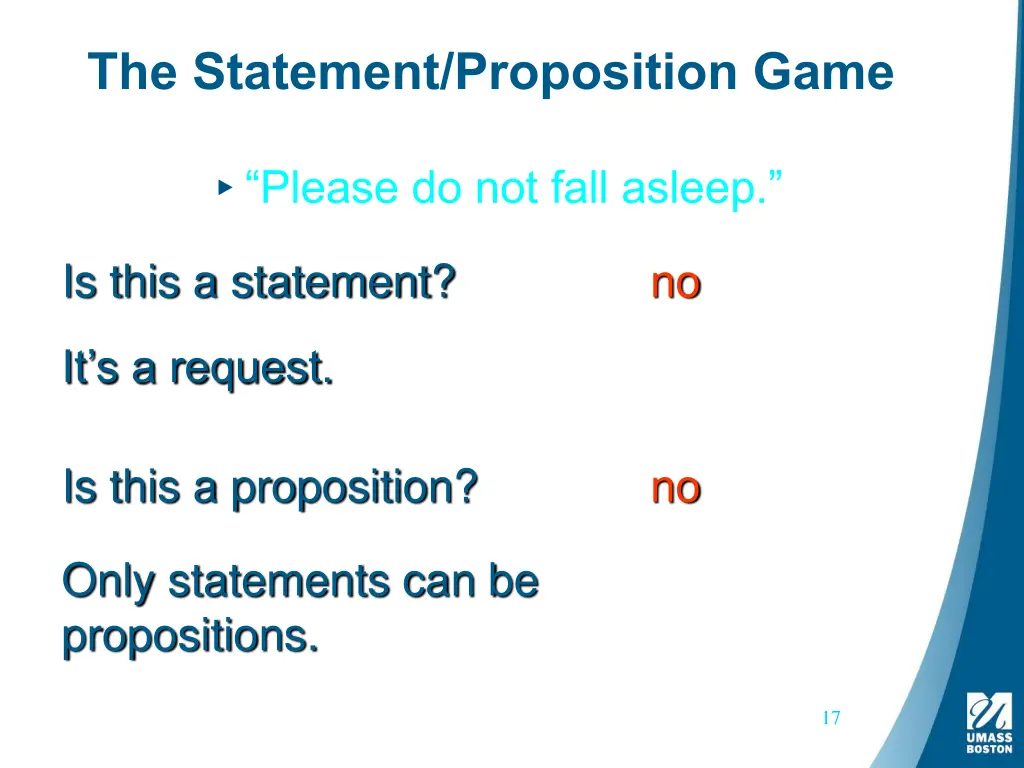 the statement proposition game 4