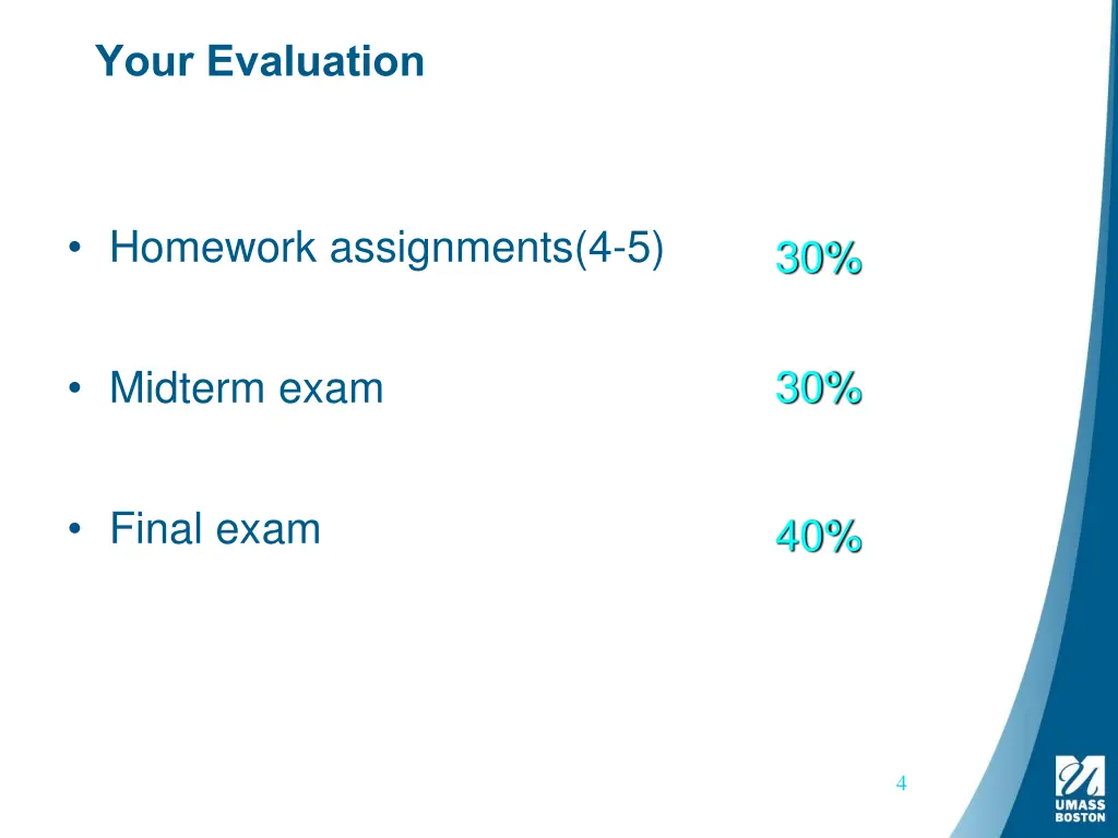your evaluation