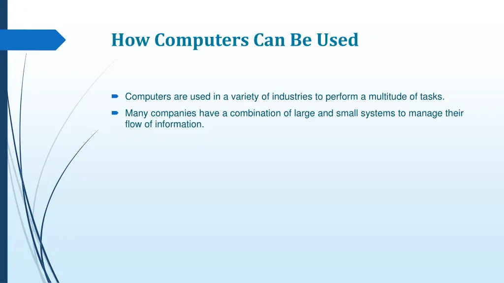 how computers can be used