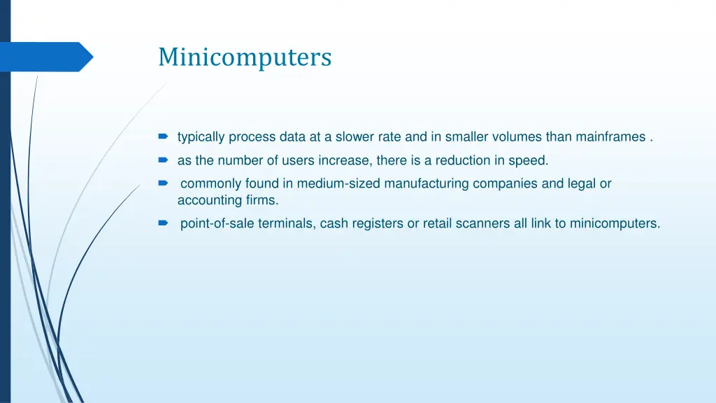 minicomputers