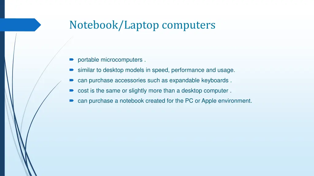 notebook laptop computers