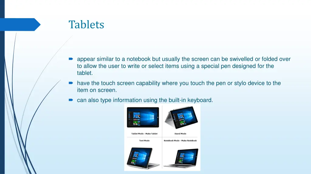 tablets