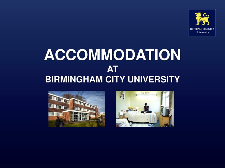 accommodation at birmingham city university