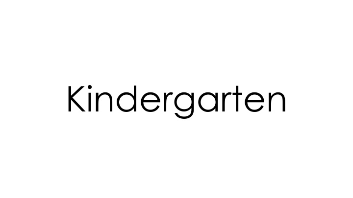 kindergarten