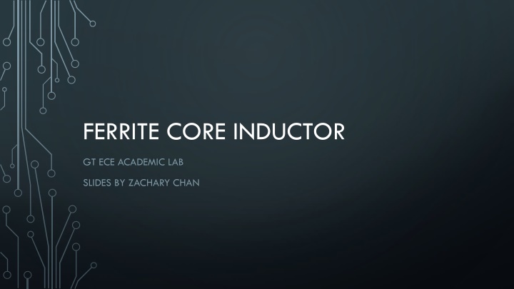 ferrite core inductor