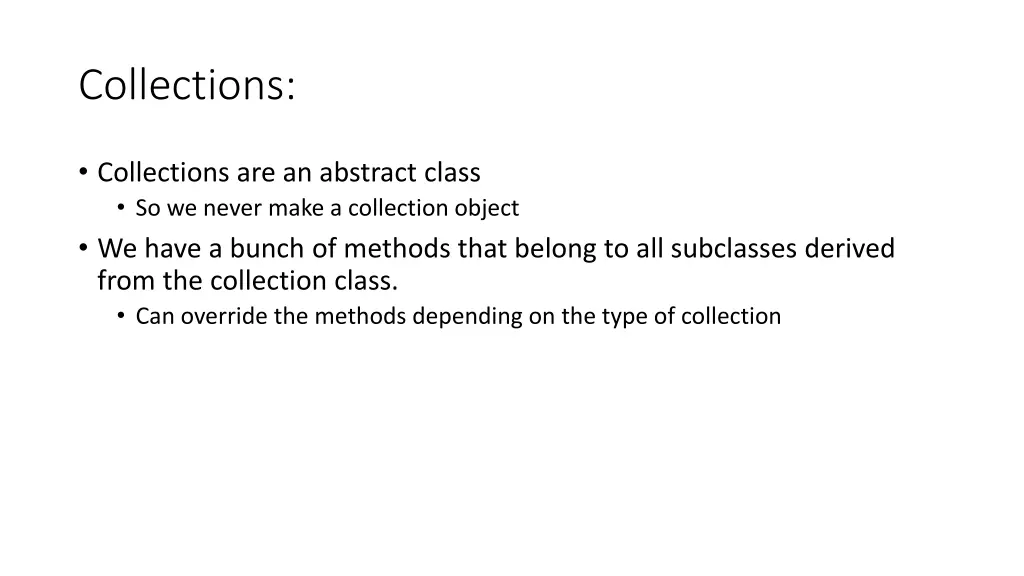 collections
