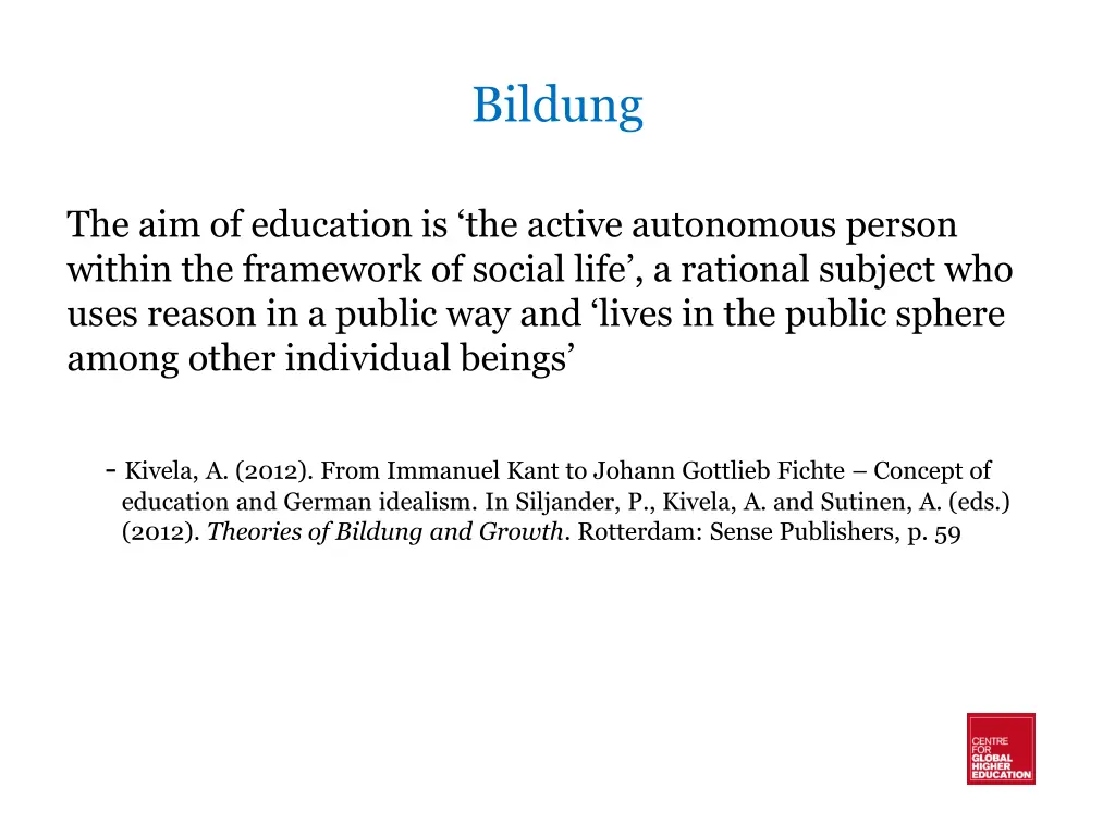 bildung
