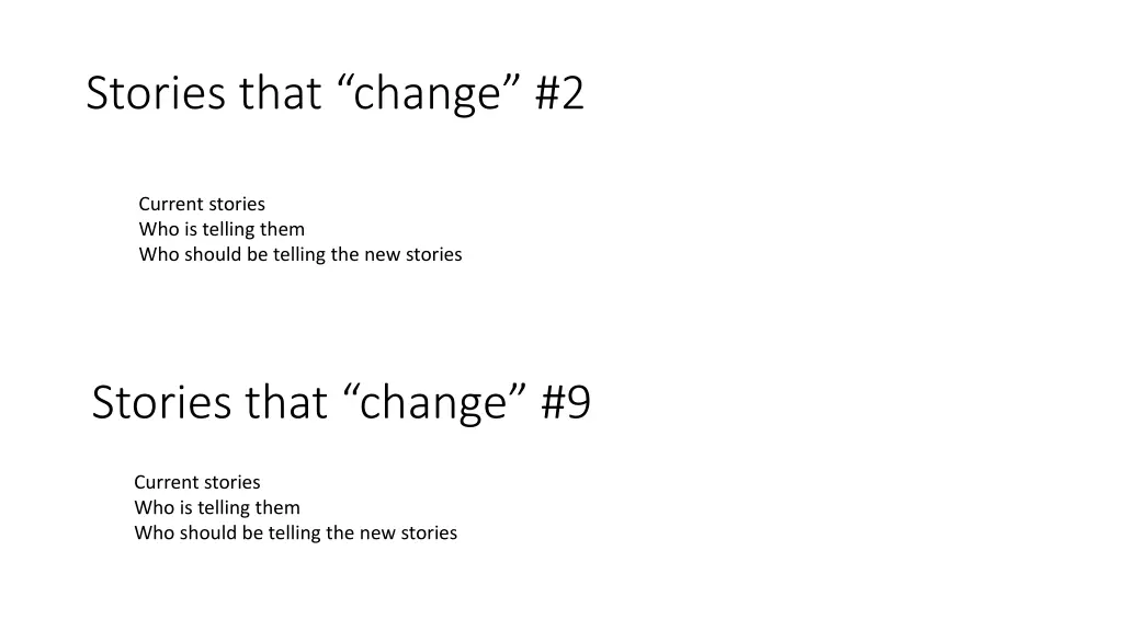stories that change 2
