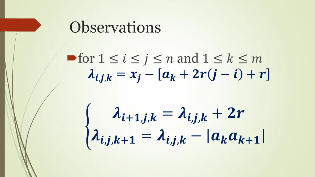 observations