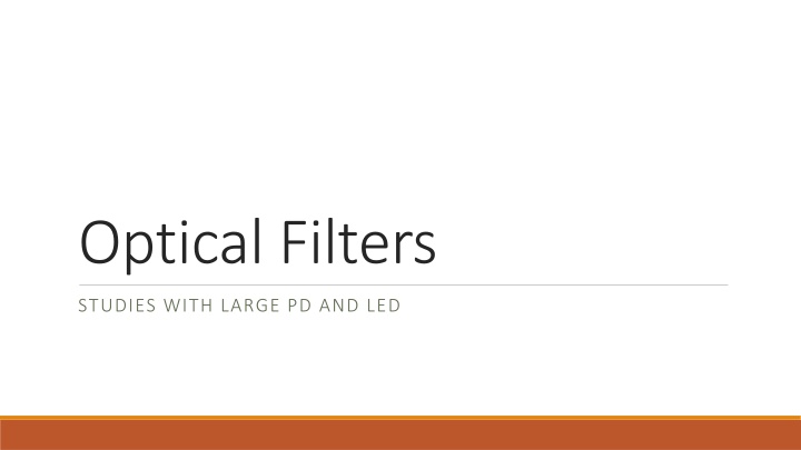 optical filters