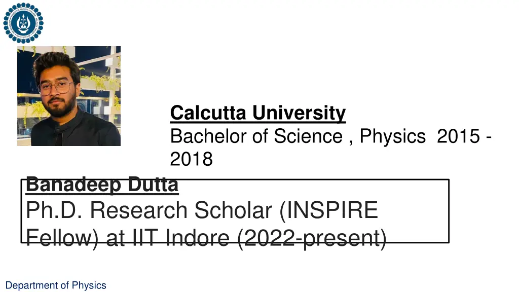 calcutta university bachelor of science physics 2