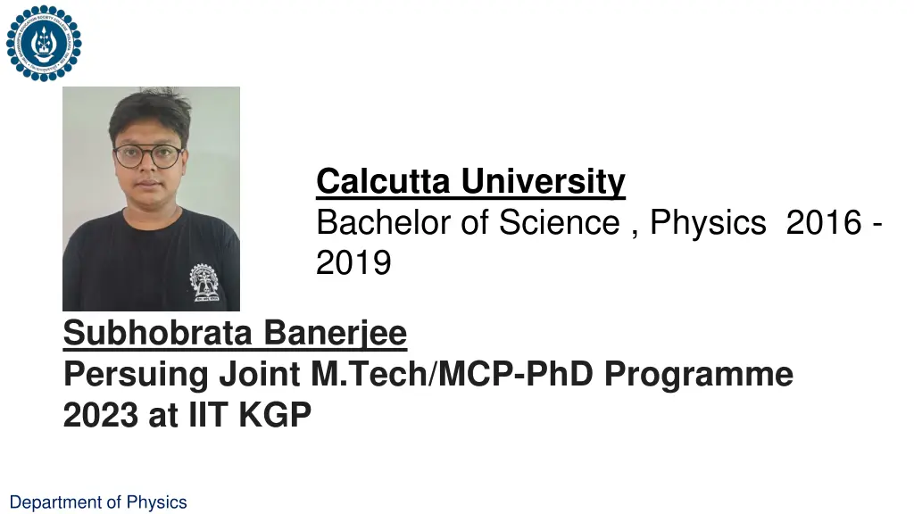 calcutta university bachelor of science physics 3
