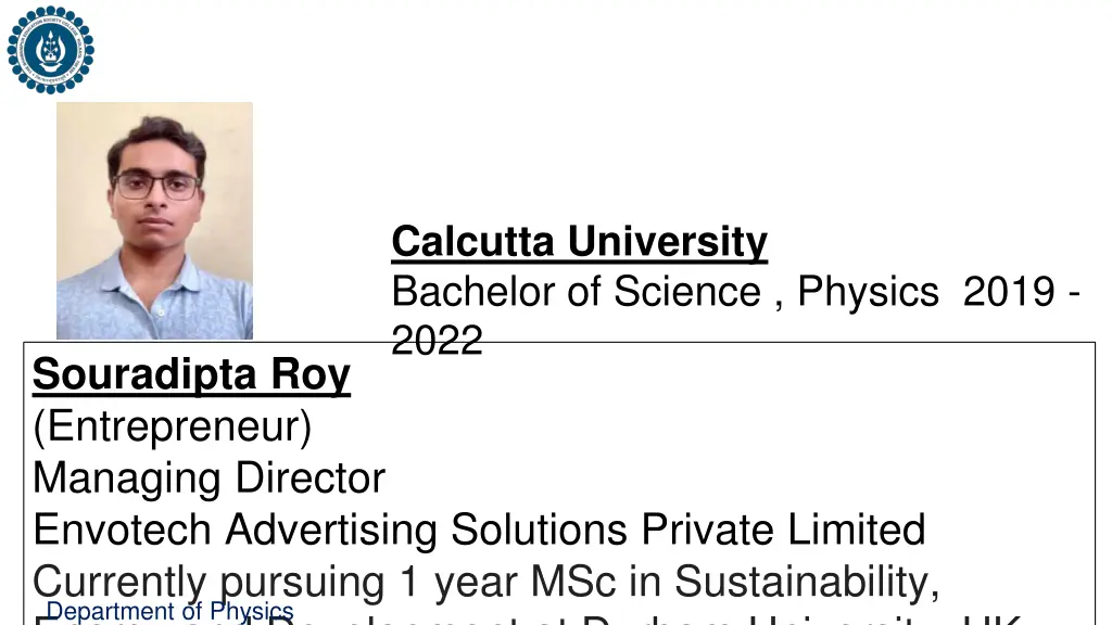 calcutta university bachelor of science physics 7