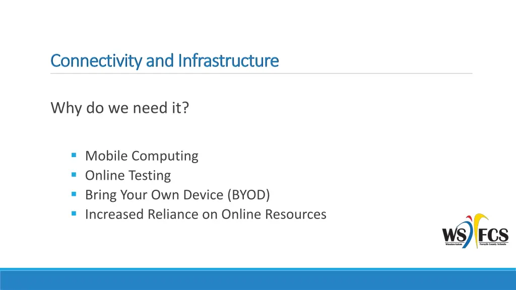 connectivity and infrastructure connectivity