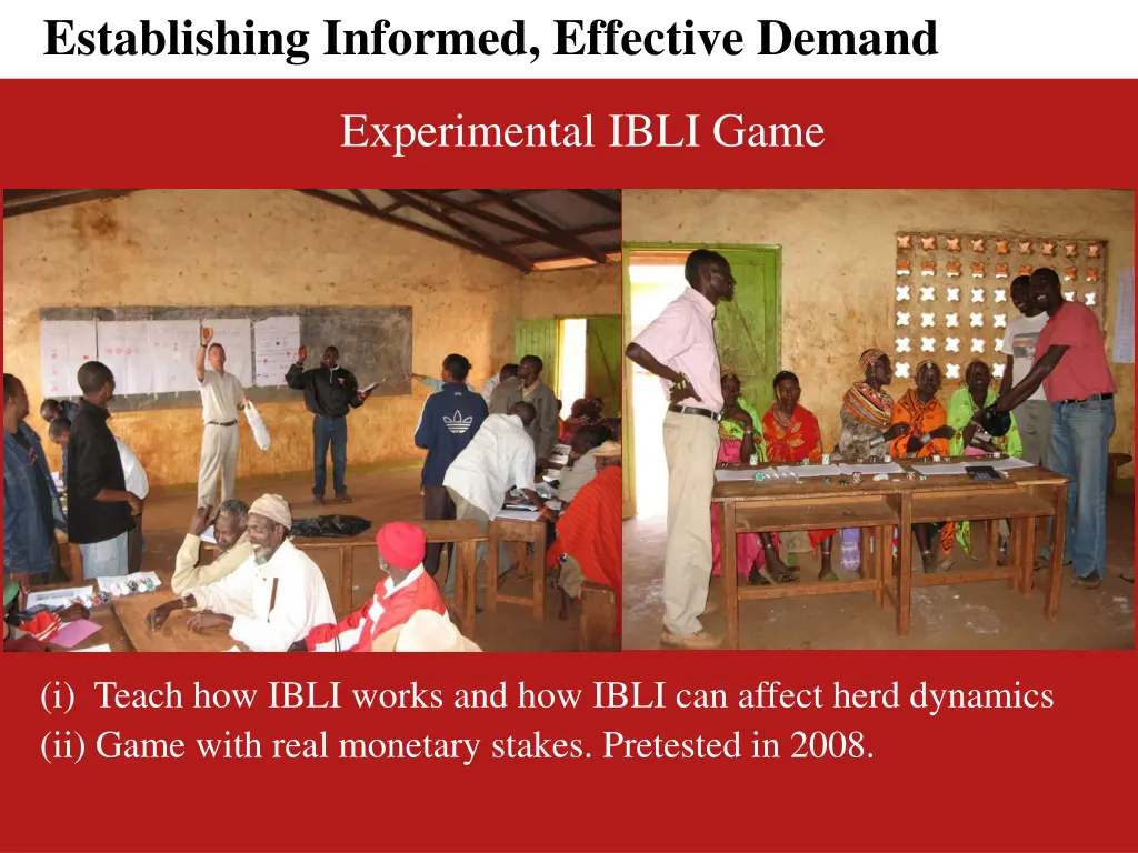 establishing informed effective demand