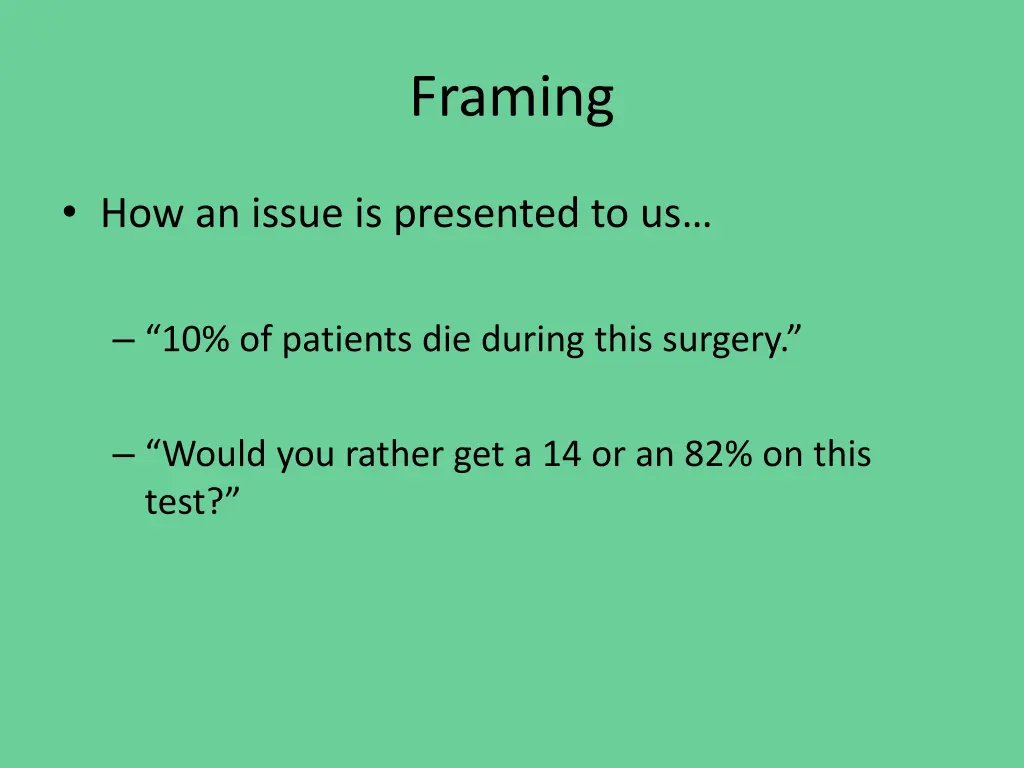 framing