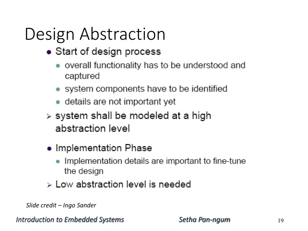 design abstraction