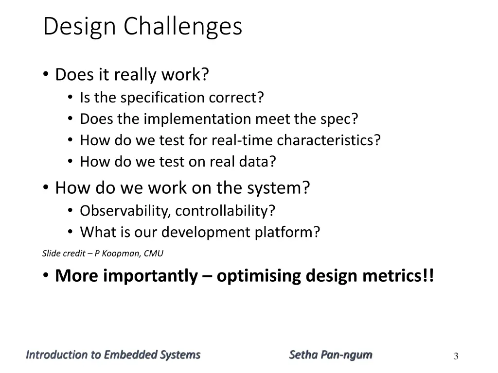 design challenges