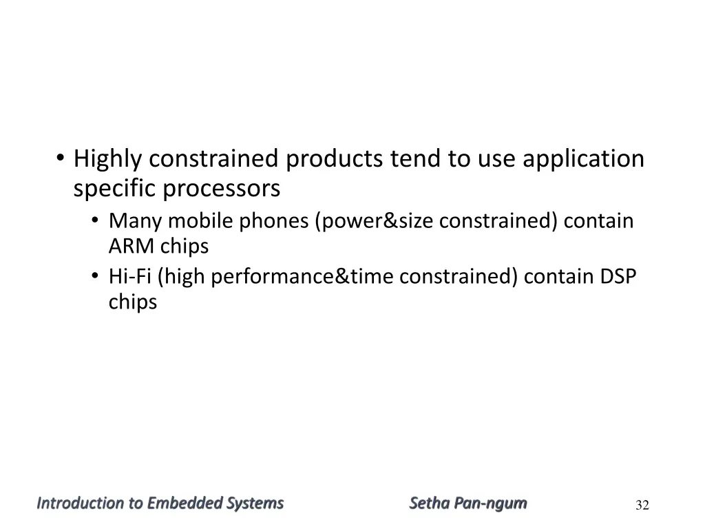 highly constrained products tend