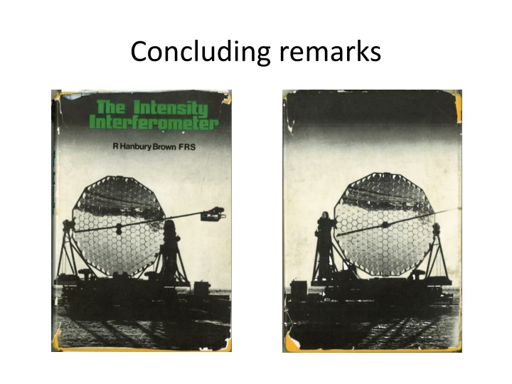 concluding remarks