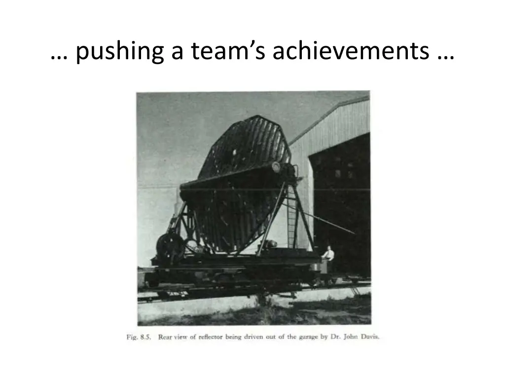 pushing a team s achievements