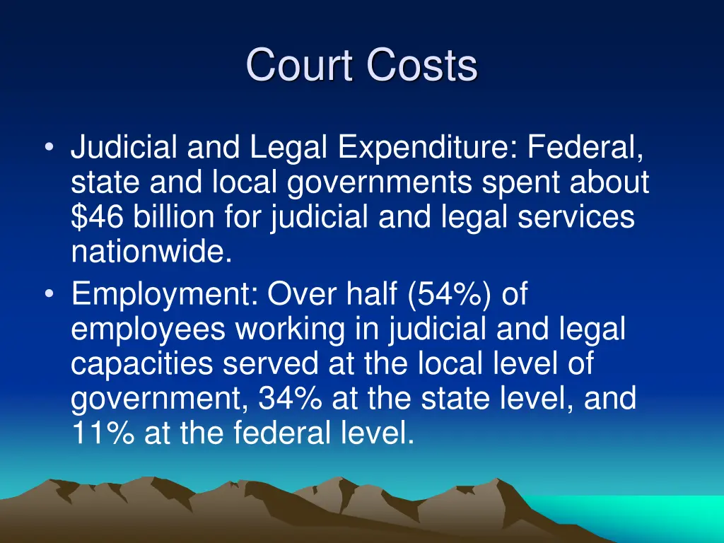 court costs