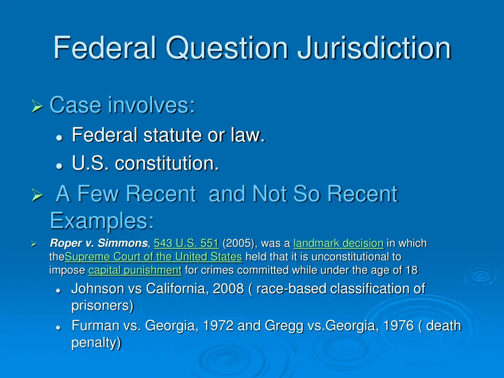 federal question jurisdiction