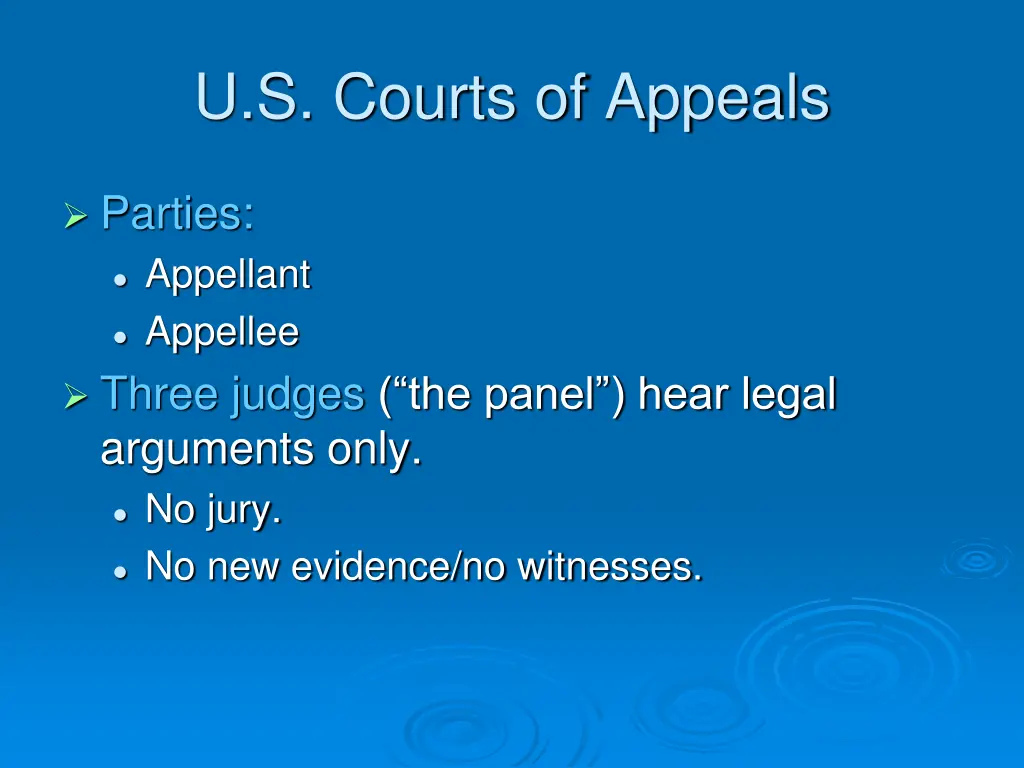u s courts of appeals 1