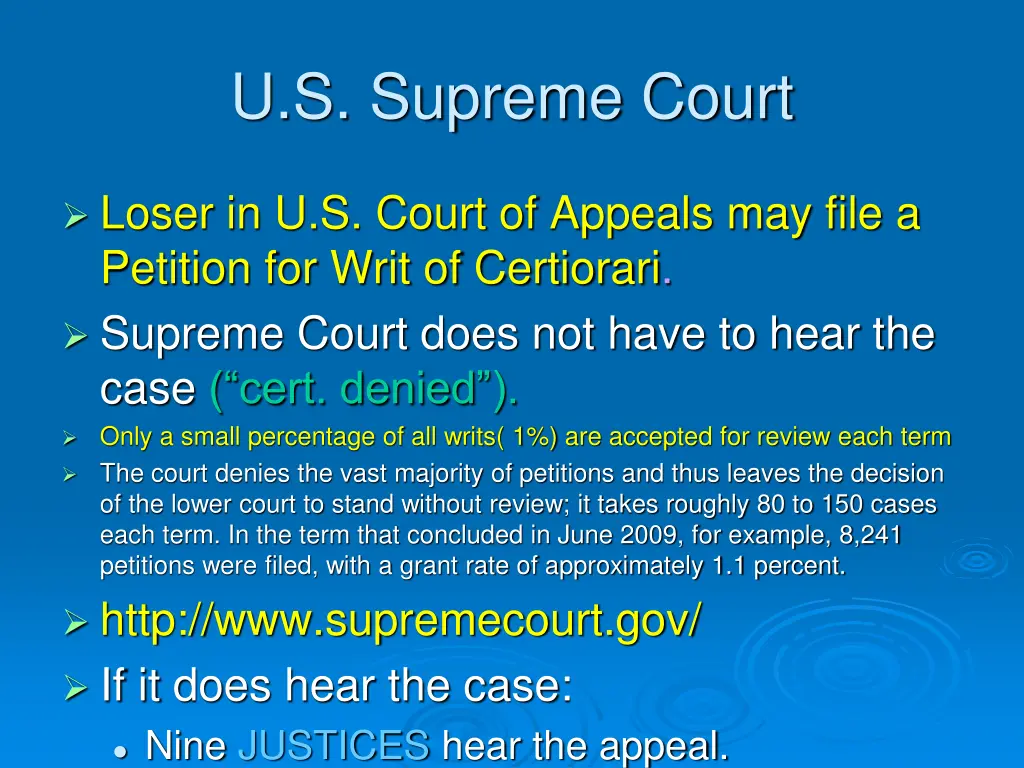 u s supreme court