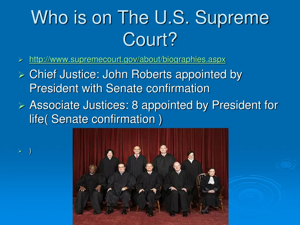 who is on the u s supreme court