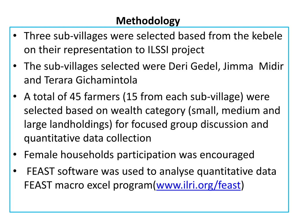methodology